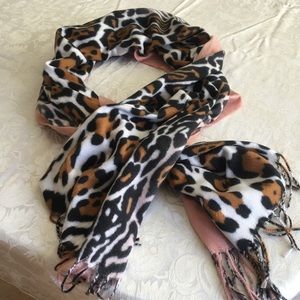 Leopard print scarf